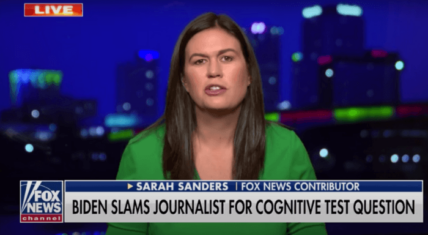 Sarah Sanders: Joe Biden Can't Even Handle Softball Questions And The Media Remains Silent 