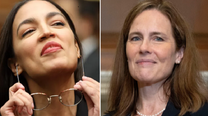 AOC Expand the Court Amy Coney Barrett Confirmed
