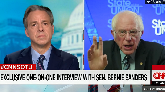 Senator Bernie Sanders, in an interview with CNN's Jake Tapper, claimed "nobody" he knows talks about the need to defund the police.