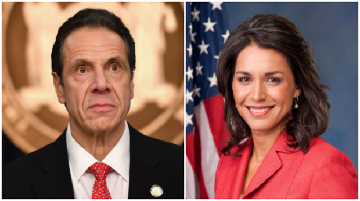 Democrat Tulsi Gabbard offered praise for a recent Supreme Court decision blocking Andrew Cuomo's efforts to limit religious gatherings during the pandemic.