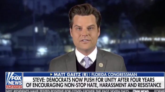 Gaetz: 'Trump Won An Overwhelming Landslide Of The People Who Showed Up And Voted In Person'