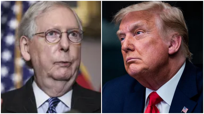 President Trump called out Mitch McConnell after the Senate Majority Leader congratulated President-elect Joe Biden.
