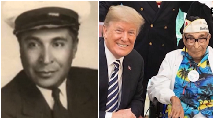 President Trump last week signed a bill into law which named a California post office after the oldest survivor of the Japanese attack on Pearl Harbor.