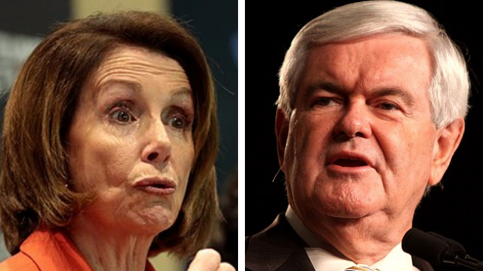Gingrich Says Pelosi Is Scared Trump Might Run Again And Win