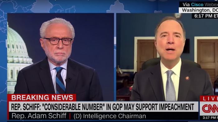 Adam Schiff Says Trump Impeachment ‘Gathering Momentum’ With Republicans