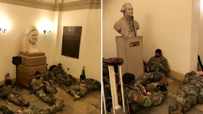 Washington, D.C. is beginning to resemble a war zone, as National Guard troops numbering in the tens of thousands are armed and have been given permission to use lethal force as Joe Biden's inauguration date looms.