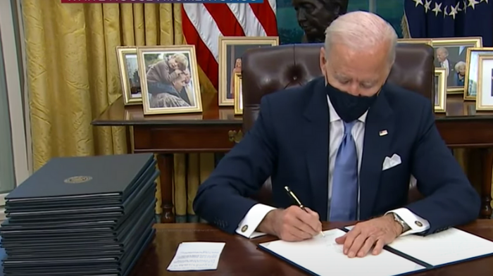 President Biden Signs Many Executive Orders To Overturn Donald Trump Agenda