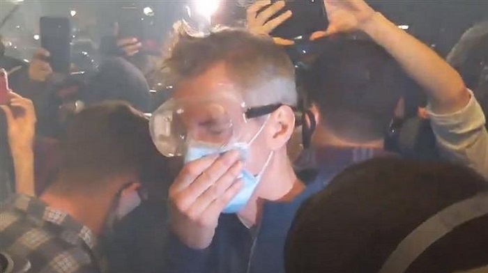 Portland Mayor Ted Wheeler reportedly pepper-sprayed a maskless man who had confronted him outside a restaurant for not wearing a mask while dining.