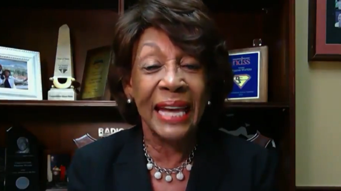 Rep. Maxine Waters claims former President Donald Trump should face premeditated murder charges for his alleged role in the Capitol riots last month.