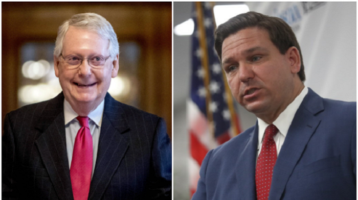Florida Governor Ron DeSantis tore into the anti-Trump wing of the GOP, deriding them as the "failed Republican establishment" during a speech at the Conservative Political Action Conference (CPAC) Friday.