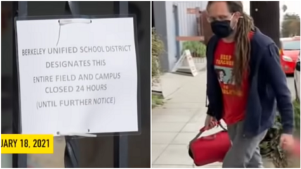 Matt Meyer, president of the Berkeley Federation of Teachers and advocate for stalling on schools re-opening during the pandemic, has been caught on video dropping his daughter off to in-person pre-school.