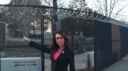 Republican Representative Lauren Boebert released a new ad criticizing House Speaker Nancy Pelosi for turning the Capitol into a "fortress," urging her to "tear down this wall."