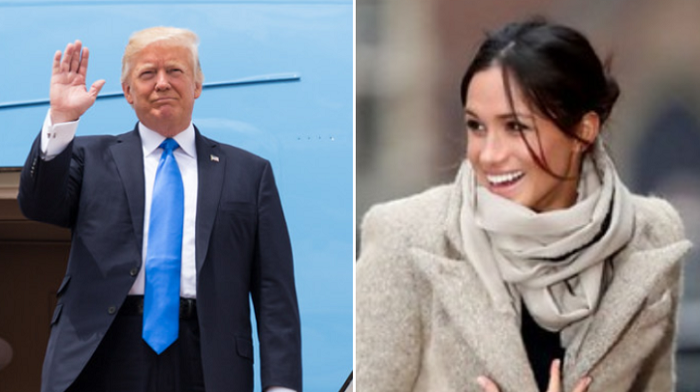 Former President Donald Trump mocked Meghan Markle's rumored desire to run for President and indicated it might be enough to draw him into the 2024 race.