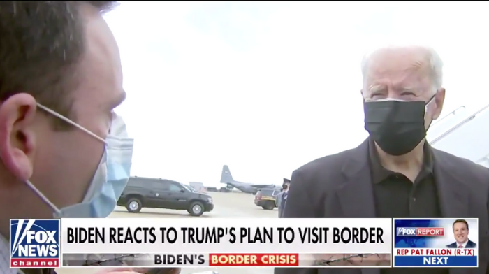 Joe Biden Asked What He Thinks About Trump Possibly Visiting The Border: ‘I Don’t Care’