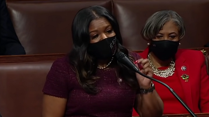 Representative Cori Bush (D-MO), an ardent 'defund the police' advocate, used taxpayer money to pay for private security.