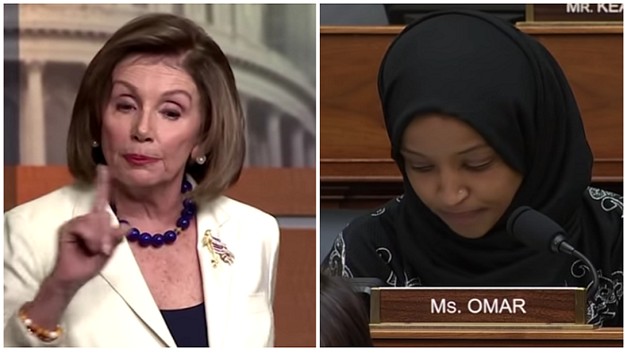 Representative Ilhan Omar backed down Thursday, issuing a statement clarifying remarks in which she appeared to equate the United States and Israel to the Taliban.