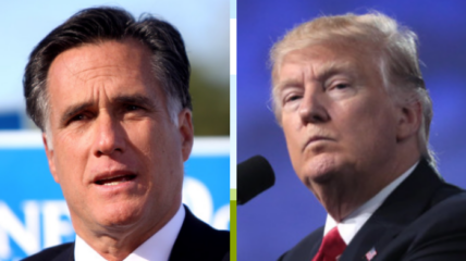 When Trump Blasted Politicians Who Want 'Endless War," He Was Talking About Romney
