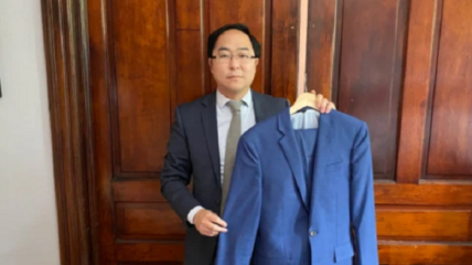 New Jersey congressman Andy Kim announced that he is donating the suit he wore during the Capitol protest to the Smithsonian saying it is a symbol of "resilience and hope" for some people.