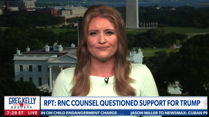 Jenna Ellis, the former attorney for President Trump, quit the Republican party during a live broadcast of the conservative news platform, "Real America's Voice."