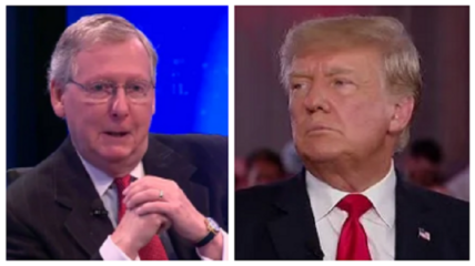Donald Trump slammed Mitch McConnell for not doing away with the filibuster during his presidency, going so far as to call him "a stupid person."