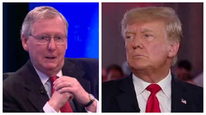 Donald Trump slammed Mitch McConnell for not doing away with the filibuster during his presidency, going so far as to call him "a stupid person."