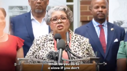 Texas State Representative Senfronia Thompson (D) compared a threat from Governor Greg Abbott to have her and her colleagues arrested to the plight of being a "slave" on the run.
