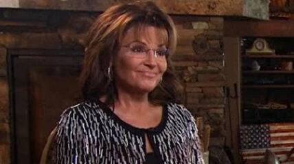 One-time Vice Presidential candidate Sarah Palin told a conservative Christian group that she'd consider running for a Senate seat in Alaska "if God wants me to."