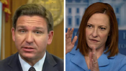 Governor Ron DeSantis's office fired back after White House Press Secretary Jen Psaki appeared to make false claims about Florida's handling of the pandemic.