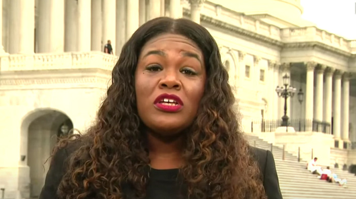 Representative Cori Bush, in an interview with CBS News, argued that it's not hypocritical to spend money on private security while trying to defund the police, telling critics to "suck it up" and suggesting any judgment of her actions means people want her to die.