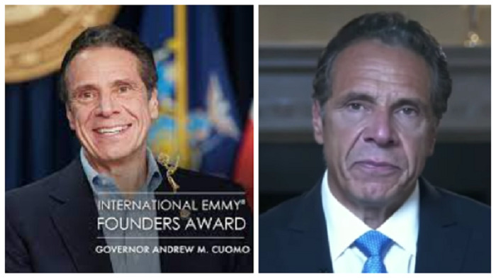 Less than 24 hours after resigning in disgrace as governor of New York, Andrew Cuomo received more bad news - The International Academy of Television Arts & Sciences is rescinding his Emmy award.