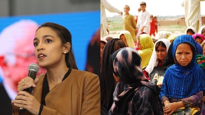 AOC: U.S. Has 'Moral Responsibility' To Resettle At Least 200,000 Afghan Refugees