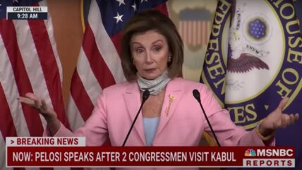 Pelosi Blasts Congressmen Moulton And Meijer For Their 'Freelance' Trip To Afghanistan