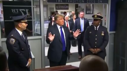 Donald Trump Surprises NYC Firefighters And Police With Visit On 9/11