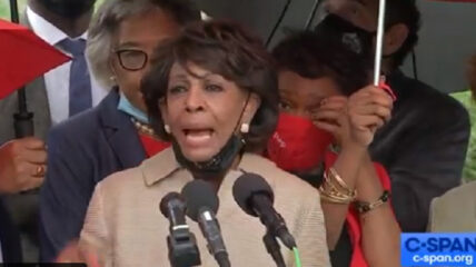 Representative Maxine Waters commenting on the crisis at the border suggested the treatment of Haitian migrants is "worse than what we witnessed in slavery."