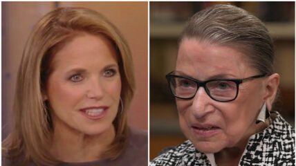 Katie Couric has admitted to editing out comments by Ruth Bader Ginsburg in a 2016 interview in which the late Supreme Court Justice blasted kneeling protests as disrespectful in a nation "that made a decent life possible."