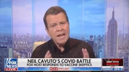 Fox News Neil Cavuto urges viewers get shot after testing positive for COVID