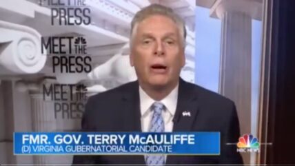 Terry McAuliffe Says Parents Should Not Pick School Books Because ‘We Have Experts’ Who Do That