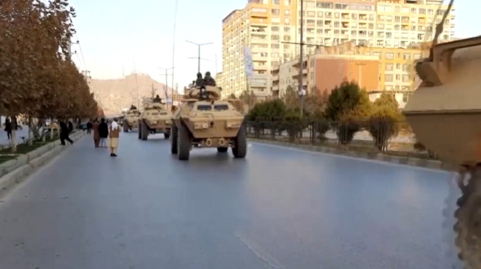 The Taliban reportedly held a parade featuring US military equipment abandoned during the Biden administration's disastrous withdrawal from Afghanistan over the summer.