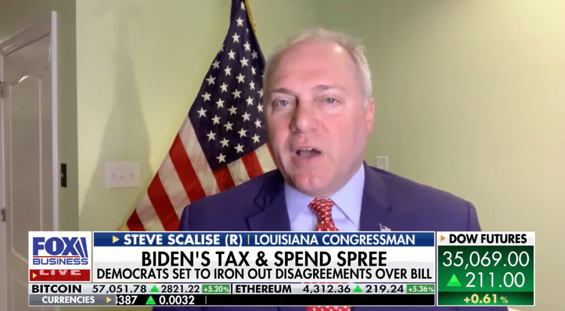Scalise Blasts Dems' 'Drunken Spending Spree’ And Failure On Basic 'Functions Of Government'