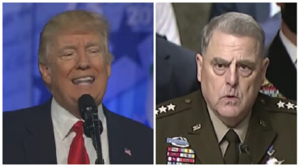 Donald Trump slammed General Mark Milley over the United States military withdrawal from Afghanistan calling the Joint Chiefs of Staff Chairman a "f***ing idiot."