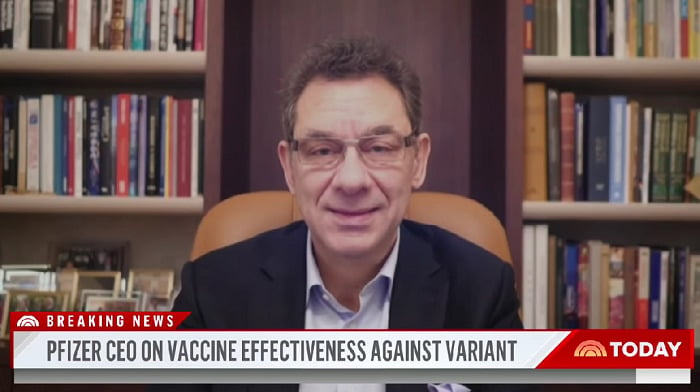 Pfizer CEO Albert Bourla believes the omicron variant may prompt the necessity for a fourth COVID vaccine shot much sooner than originally thought.