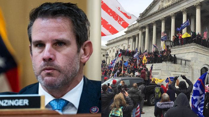 Jan. 6 GOP Committee Member Kinzinger Says They 'Are Looking Into' Any Trump Criminal Action