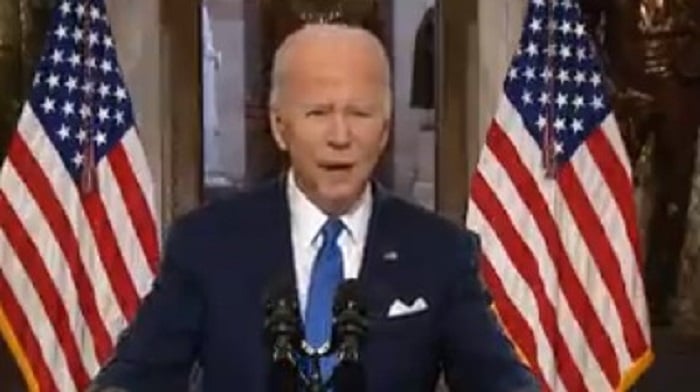 Joe Biden unleashed a fiery speech blasting former President Trump and his supporters for having a "twisted" view of January 6th and suggested they are "un-American" for trying to suppress votes. He concluded by saying he would unite America.