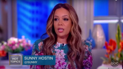 ABC host Sunny Hostin said that a black woman from Harvard would be overqualified for the position of Supreme Court Justice.