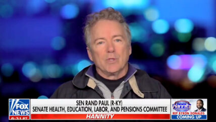 Rand Paul Says Mask Mandates About Submission