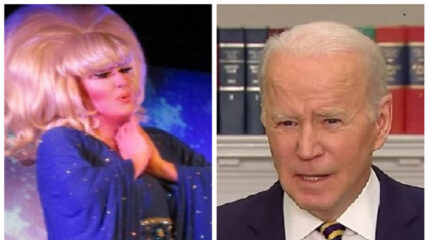 The House Democrats’ 2022 campaign committee retreat featured a performance by Lady Bunny, a drag queen who has criticized President Biden as senile and a liar.