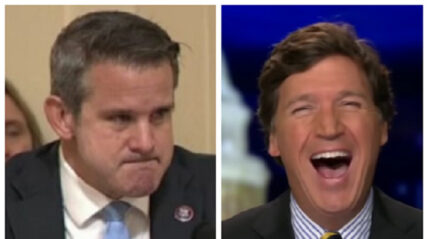 Representative Adam Kinzinger declined an interview request from Tucker Carlson because the Fox News host is "hostile" and "interrupts and laughs" at his guests.