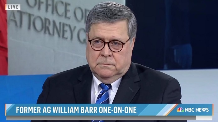 Former Attorney General Bill Barr says he was "shocked" and "disturbed" that Joe Biden lied to the American people about his son Hunter's infamous laptop.