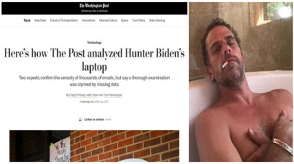 It took a mere 532 days, but the Washington Post on Wednesday joined the New York Times in finally admitting that emails attained from Hunter Biden's infamous laptop are genuine.