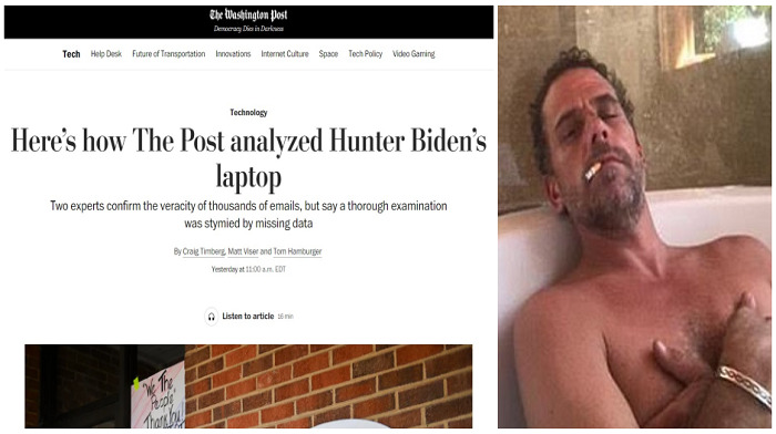 Welcome To The Party, Pal: Washington Post Finally Decides To Confirm Hunter Biden’s Laptop